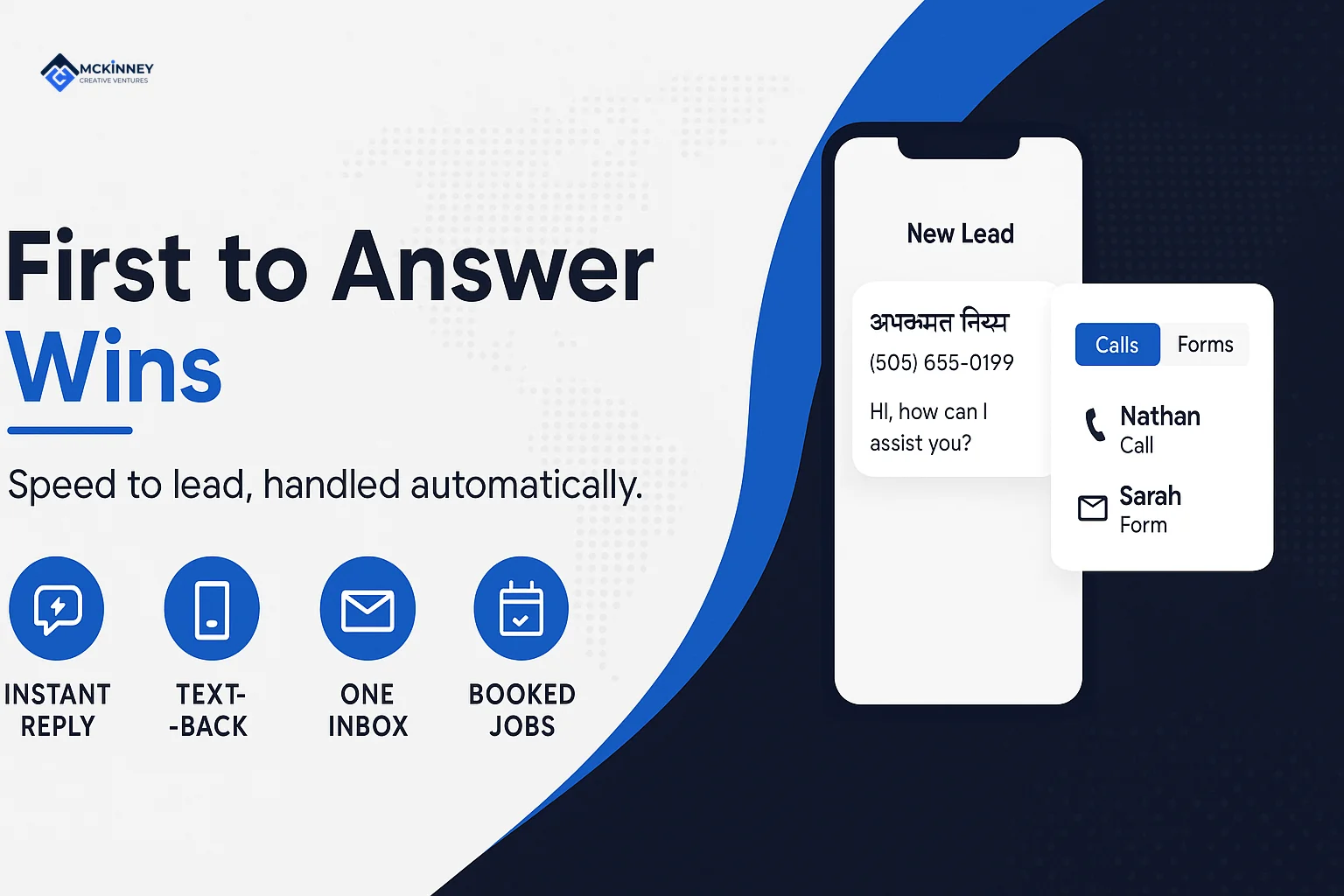 First to Answer Wins: how speed to lead and a CRM win local jobs