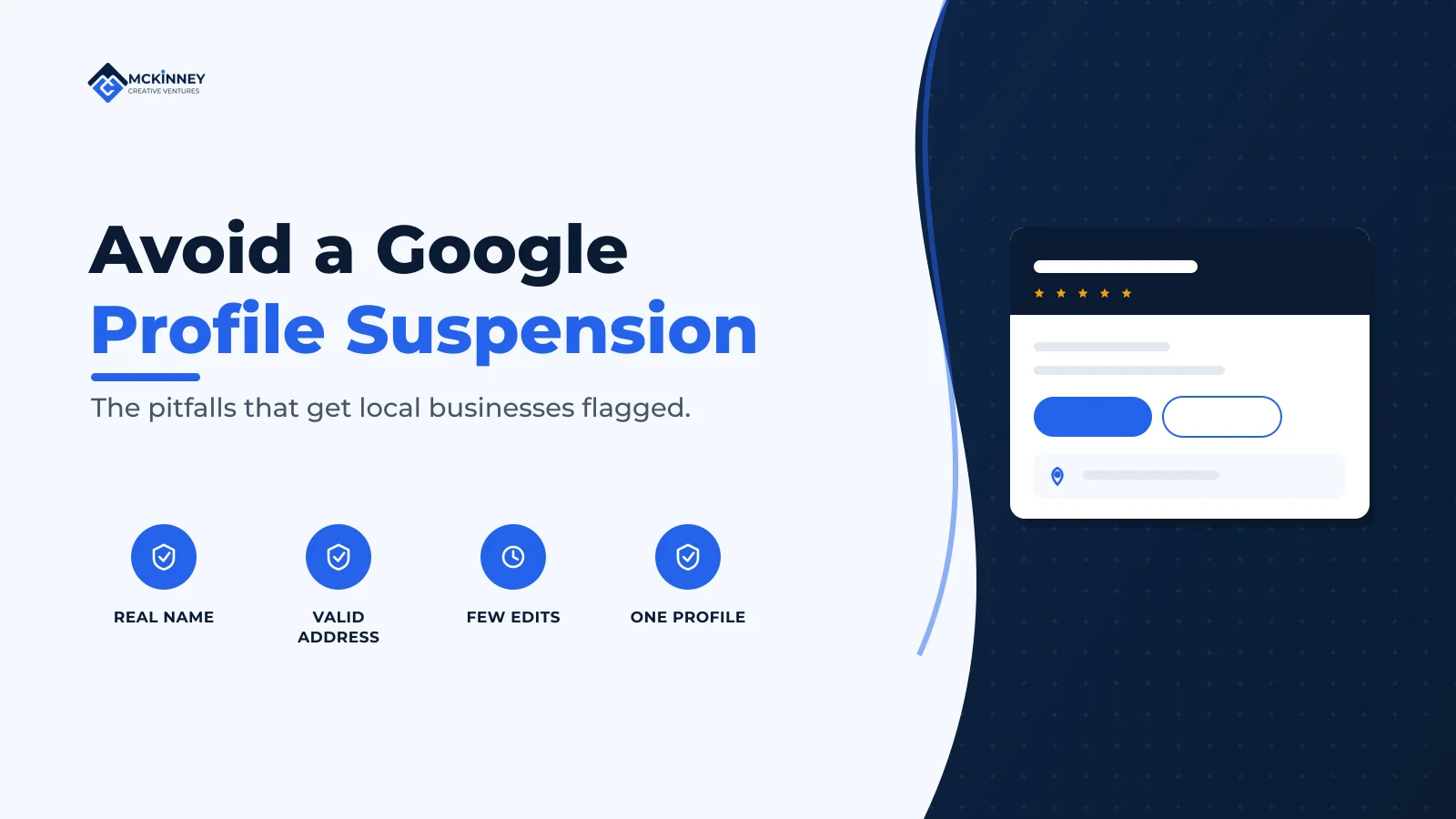 Common Google Business Profile suspension pitfalls and how local businesses can avoid being flagged
