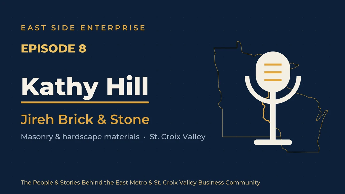 Kathy Hill of Jireh Brick and Stone, guest on the East Side Enterprise podcast