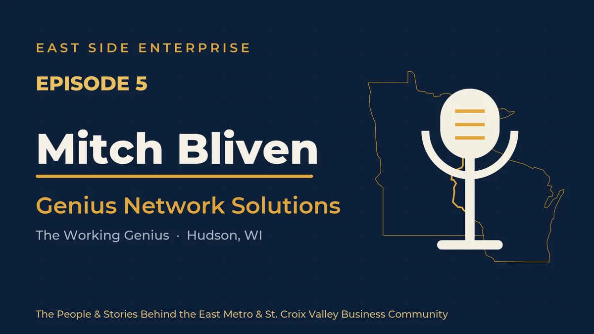 Mitch Bliven of Genius Network Solutions, guest on the East Side Enterprise podcast