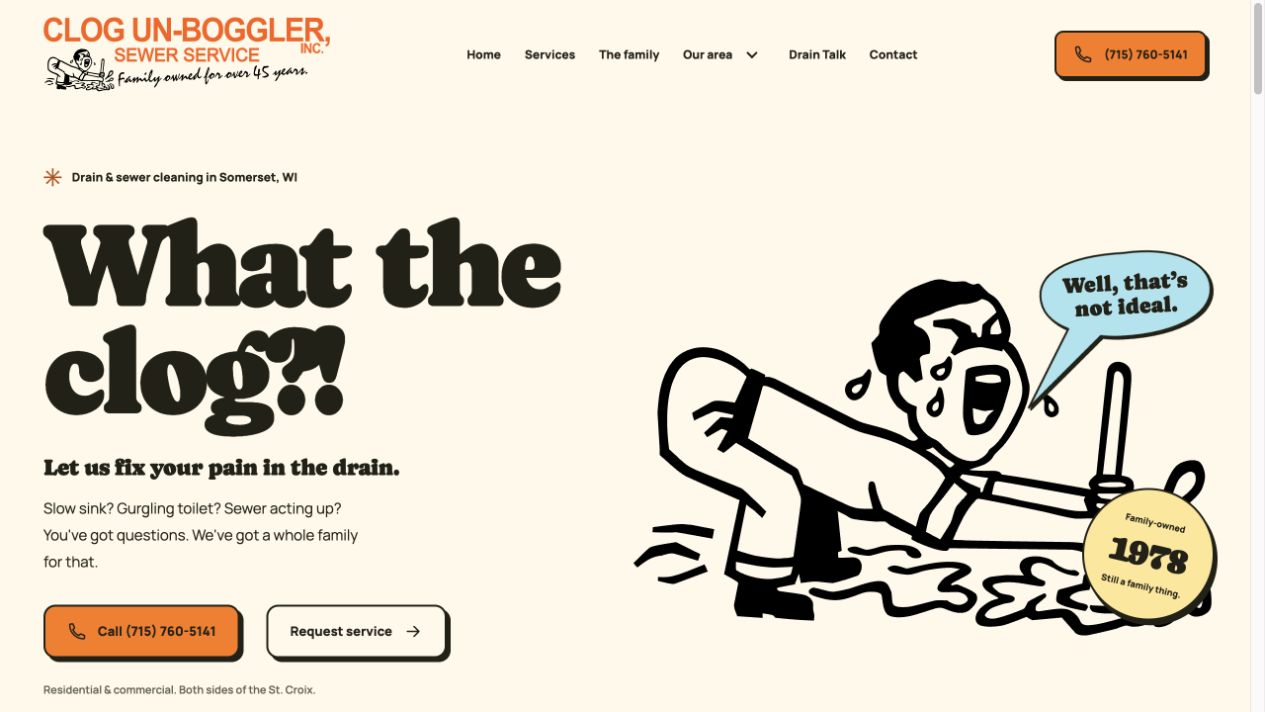 Clog Un-Boggler website