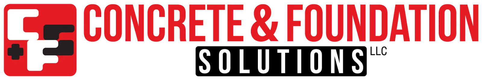 Website homepage for Concrete and Foundation Solutions, Foundation repair and concrete services